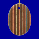 STRIPES10 RETRO STRIPES LIGHT YELLOW BLUE TAN ORAN ornaments