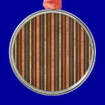 STRIPES10 RETRO STRIPES LIGHT YELLOW BLUE TAN ORAN ornaments