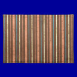STRIPES10 RETRO STRIPES LIGHT YELLOW BLUE TAN ORAN placemats