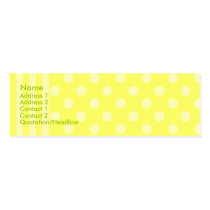 Stripes and Dots business cards