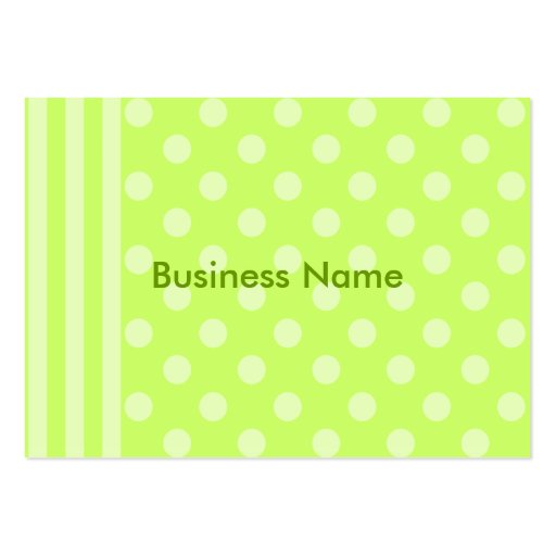 Stripes and Dots Business Card Templates (back side)