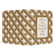 Stripes and Dots - Milk and White Chocolate Binders