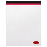 Stripes and Lips Customized Letterhead