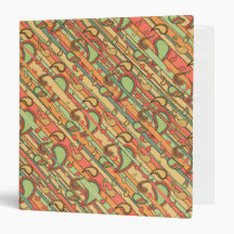 Stripes and Paisleys 1.5" Binder