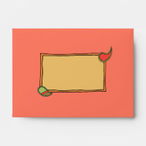Stripes and Paisleys A6 Invitation Envelope envelopes