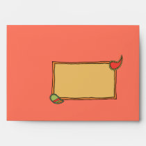 Stripes and Paisleys A7 Greeting Card Envelope envelopes