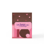 Stripes and Polka Dots Birthday Card