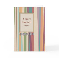 Stripes and Rivets You're Invited cards by EHPlesser Stripes and Rivets You're Invited cards