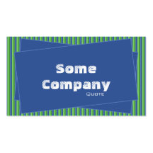 Stripes And Scraps Collection (Blue) Business Card Templates