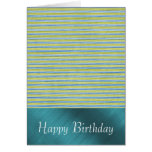 Stripes and Silk Greeting Card