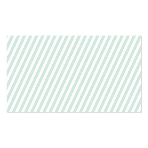 Stripes Call Me Personal Calling Card Business Cards (back side)