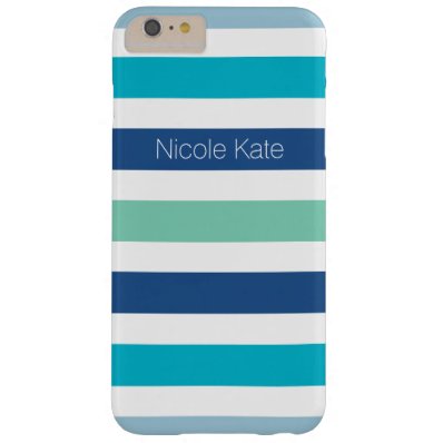 stripes cool colors blue barely there iPhone 6 plus case