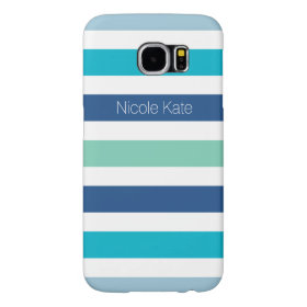 stripes cool colors blue samsung galaxy s6 cases