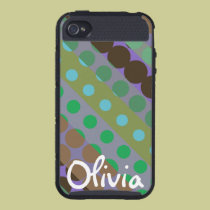 Stripes & Dots Patterned iPhone 4 case skinit case