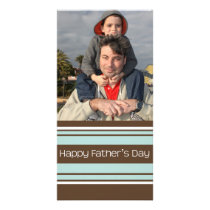 Stripes Father's Day Photo Greeting Card