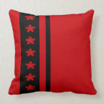 Stripes flower modern Throw Pillow pillows