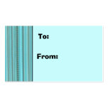 Stripes gift tag