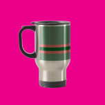 Stripes Green with Pink Coffee Mugs