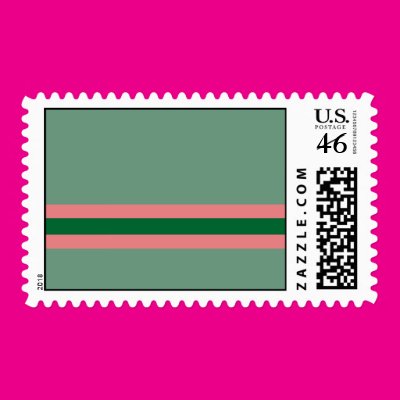 Stripes Green with Pink Postage Stamps Zazzle_stamp Stripes Green with Pink Postage Stamps Zazzle_stamp