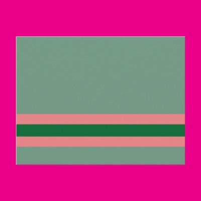 Stripes Green with Pink Postcards Zazzle_postcard Stripes Green with Pink Postcards Zazzle_postcard