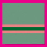 Stripes Green with Pink Posters