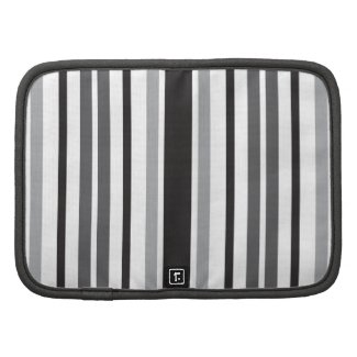 Stripes in Gray Folio Planners