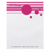 Stripes In Pink Flyer