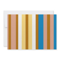 Stripes Personalized Invitations