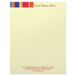 Stripes letter head design letterhead