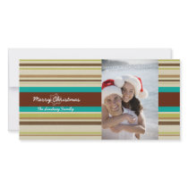 Stripes merry christmas photo card photo cards by theonedesigns Stripes merry christmas photo card photo cards