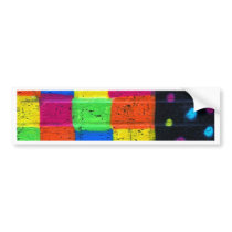 Stripes n Spots Bumper Stickers