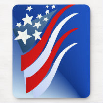 Stripes N Stars Mousepad