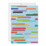 Stripes of Color Invitation