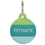 Stripes Pattern custom pet tags