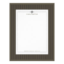 Stripes ~ pin strips + graphite background letterhead