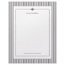 Stripes ~ pin strips letterhead by stationery_station Stripes ~ pin strips letterhead