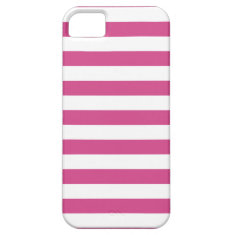Stripes Pink Flambe iPhone 5 Case