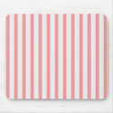 Stripes Pink & White mousepads by Simple_Friday Stripes Pink & White mousepads