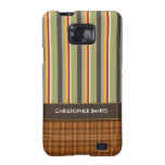 Stripes & Plaid Custom Samsung Galaxy Case