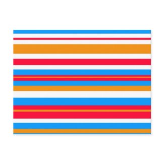 stripes postcard