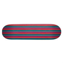 Stripes skateboard