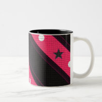 Stripes Spots and Stars Mosiac mugs