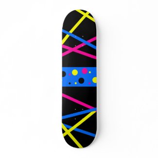 Stripes & Spots Dark Skate Boards