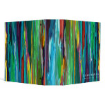 Stripesa ~Binder Photo Album Abstract Modern Retro