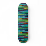 Stripesa ~ Contemporary Abstract Modern Retro Art Skate Board Decks
