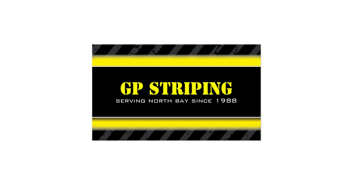 Striping Company Business Cards Zazzle
