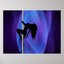 Stripper Girl Poster Print