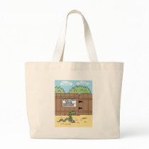 Stripping Snake Tote Bags