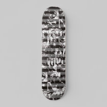 Stripy Graffiti skateboards