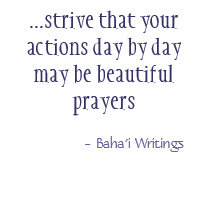 ...strive that your actions day by day may be b... t-shirts